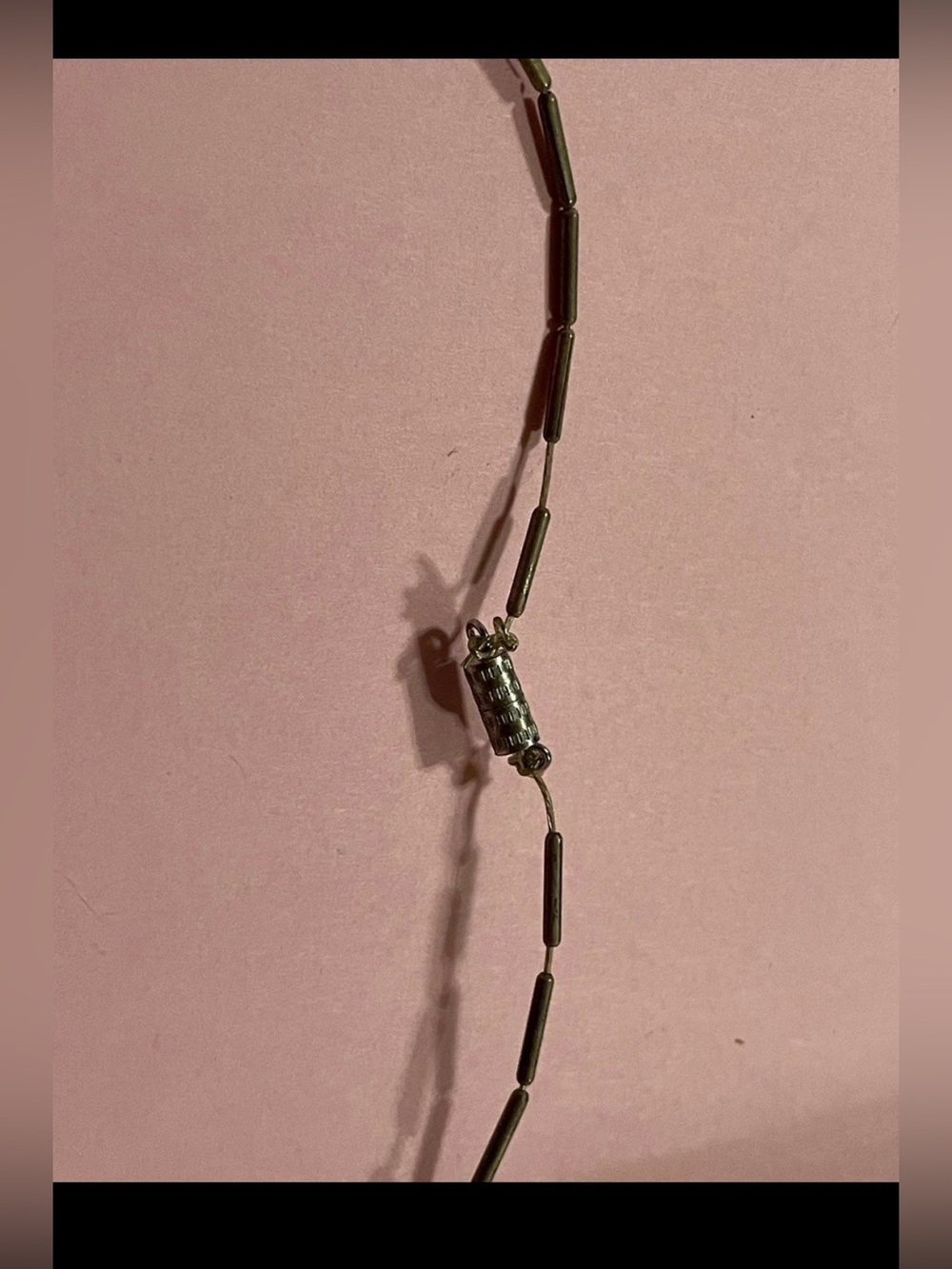 Vintage Native Turquoise Heishi Coral MOP Bird Liquid Silver Necklace #6755 💎 - Picture 6 of 9